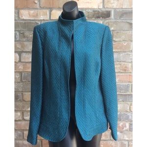 Coldwater Creek Teal Quilted Ladies Jacket